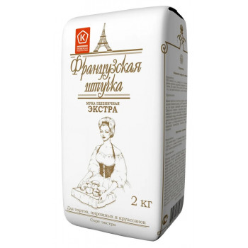 Мука пшеничная Французская штучка хлебопекарная Экстра, 2кг