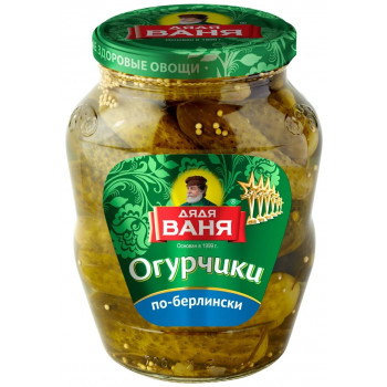 Огурчики марин. По-Берлин. 680гр  Дядя Ваня