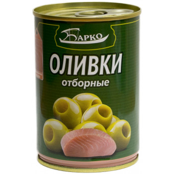 Оливки с Тунцом 12х280гр (БАРКО)