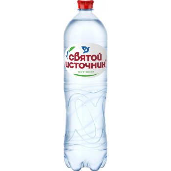 Вода питьевая Газированная Святой Источник 1,5л