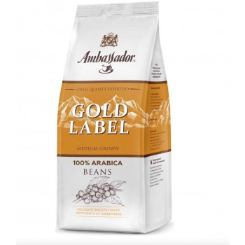 Амбассадор Gold Label в зернах 200г. пакет