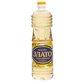 Масло ЗЛАТО подсолнечное рафинированное 0,5л