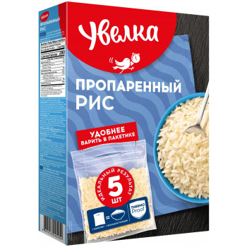 Рис пропаренный 400гр (УВЕЛКА)