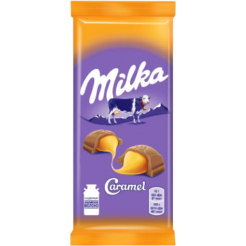 Милка Шоколад 90г. Карамель