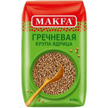 Гречневая ядрица быстроразваривающаяся  0,8кг Макфа