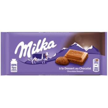 Милка 100г. Dessert Шок. с шоколадным муссом